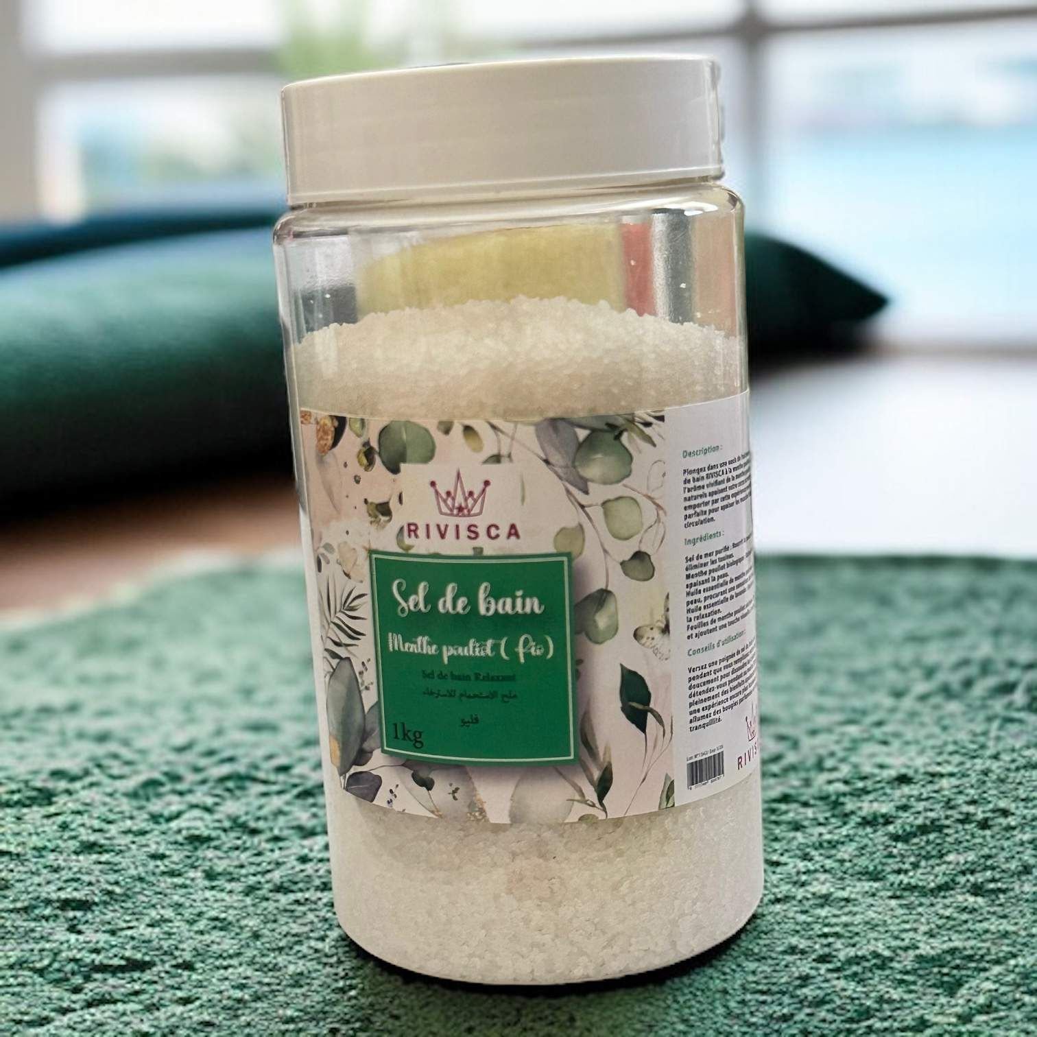 Sel De Bain Rivisca 1kg Menthe - Image 1 of 1