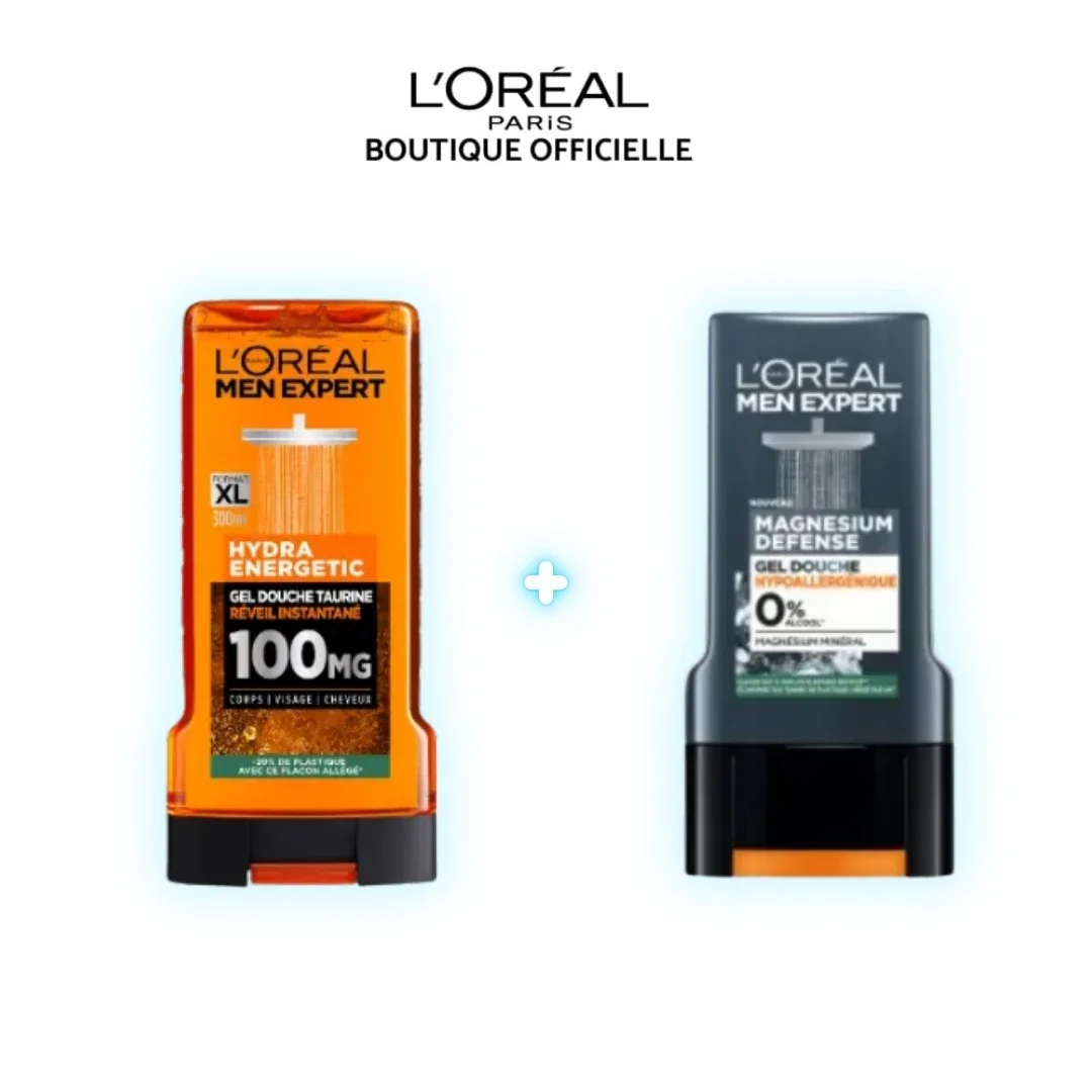 Pack Duo Gel Douche Magnesium Defense + Hydra Energetic – Énergie & Amp; Protection Quotidienne - Image 1 of 1