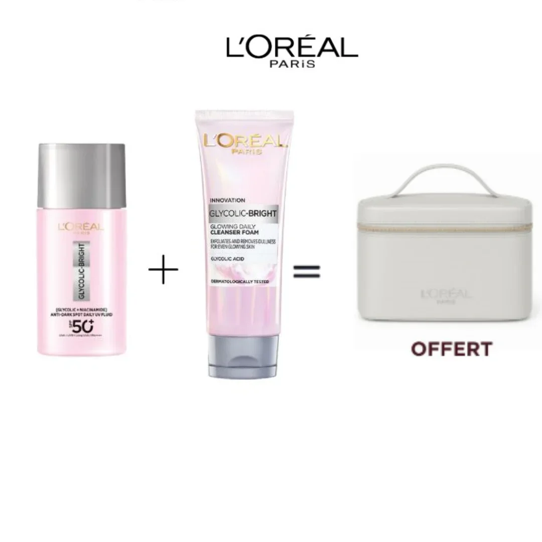 Glycolic-bright Spf50+ + Gel Nettoyant 100ml – Trousse Offerte - Image 1 of 1