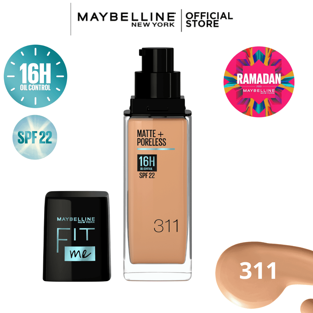 Font De Teint Liquide Fit Me Matte And Poreless Spf 22 - 311 - Image 1 of 4