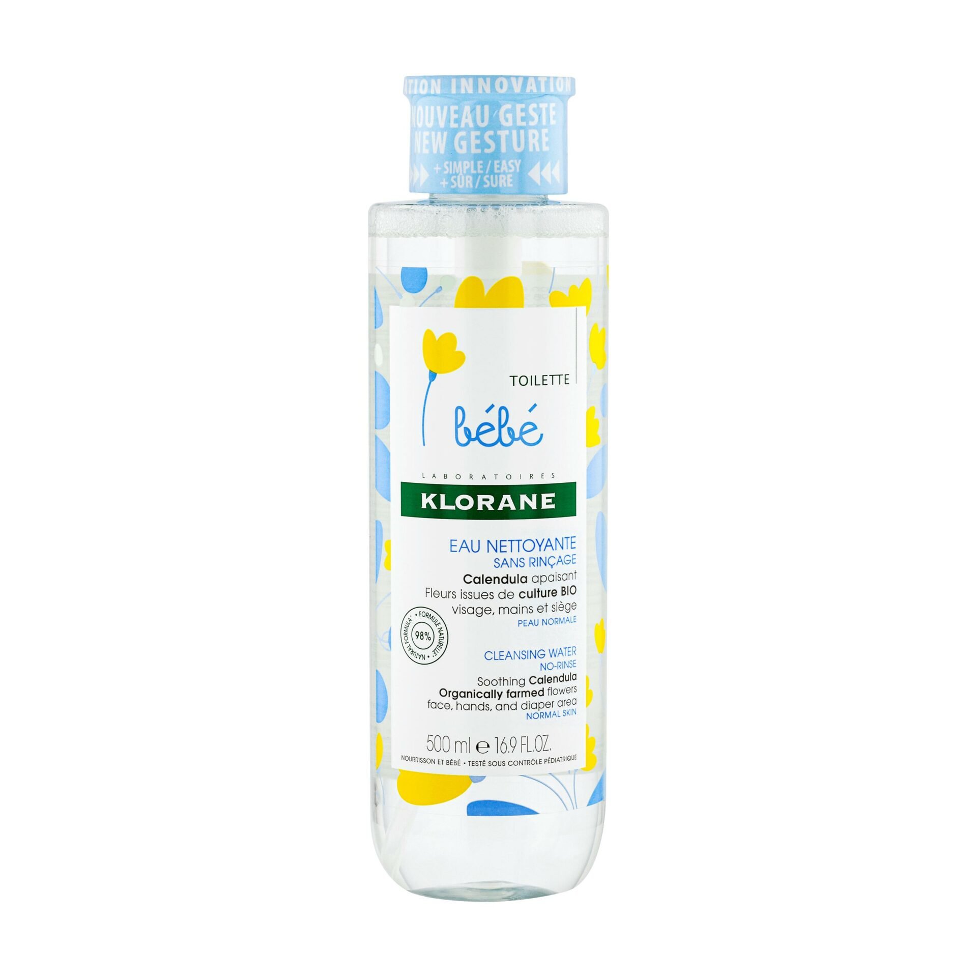 Eau Nettoyante Sans Rinçage Au Calendula Apaisant - Bébé - Peau Normale - Image 1 of 1