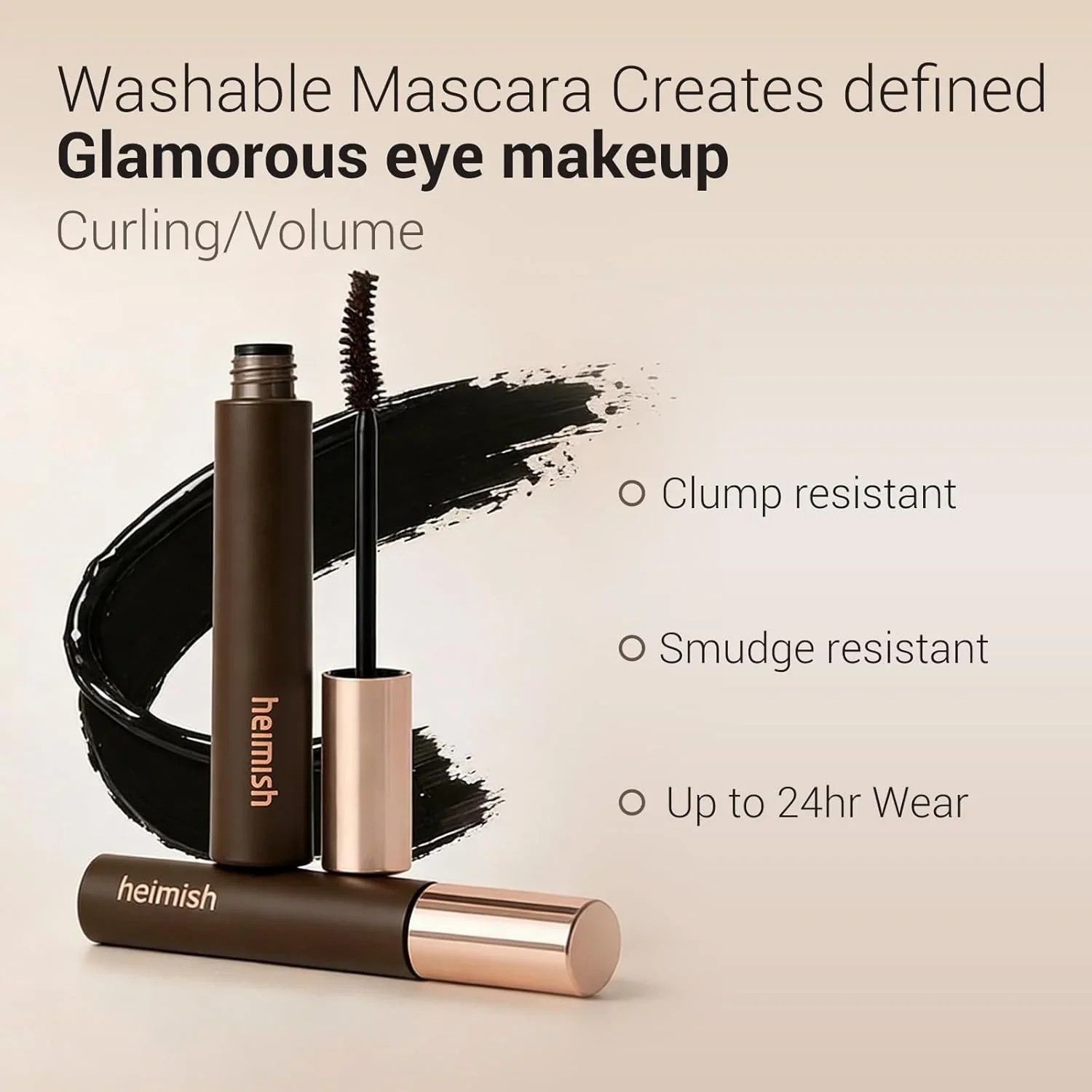 Dailism Smudge Stop Mascara Curling Black - 9g - Image 1 of 4