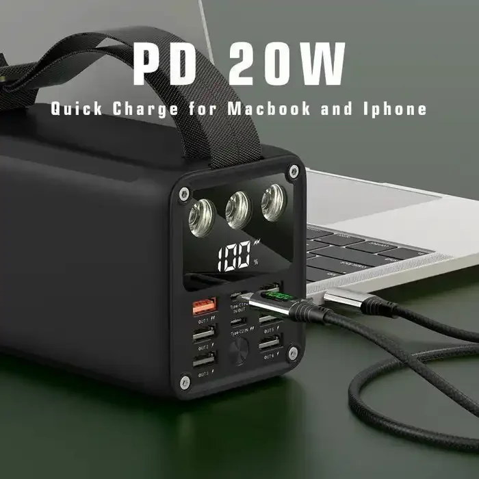 Power Bank 60000 Mah Pd 22.5w Usb-c Qc4.0 + 22.5w Pd, Support Super Fast Charge - Image 1 of 2