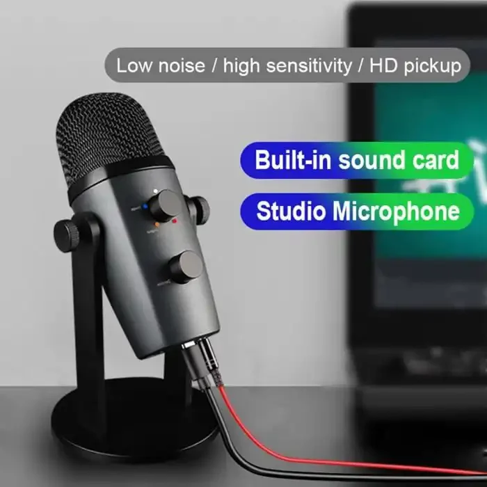 Micro Usb Pc, M2 Plug And Play Microphone Usb À Suppression De Bruit - Image 1 of 2