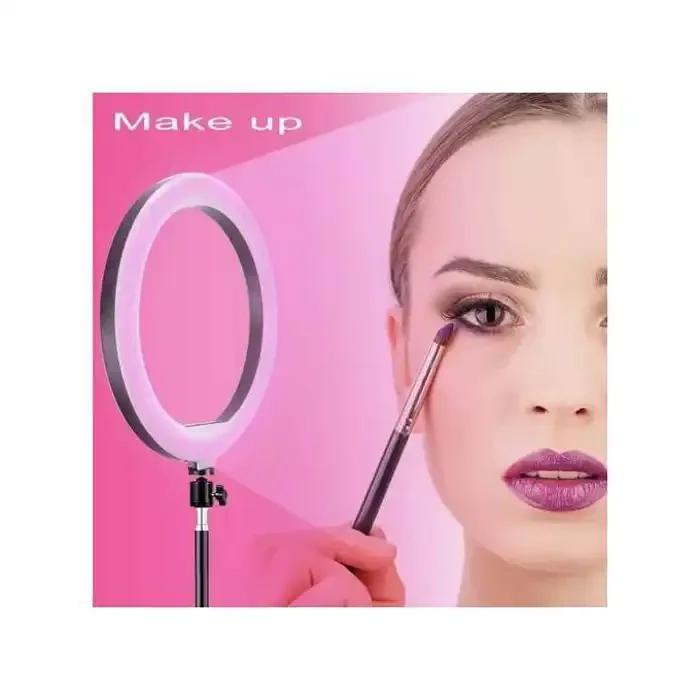 Ring Light Rgb Led Mj26 36 Cm Pour Maquillage Et Streaming Tiktok/youtube/facebook - Image 1 of 4