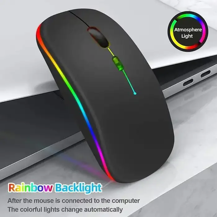 Souris Sans Fil Bluetooth 5.1 Rechargeable Ergonomique Silencieuse - Image 1 of 4