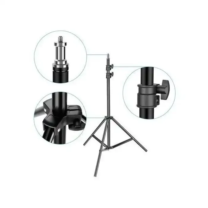 Trépied Studio Photo Softbox Flash Réflecteur Éclairage Support Background - Image 1 of 4