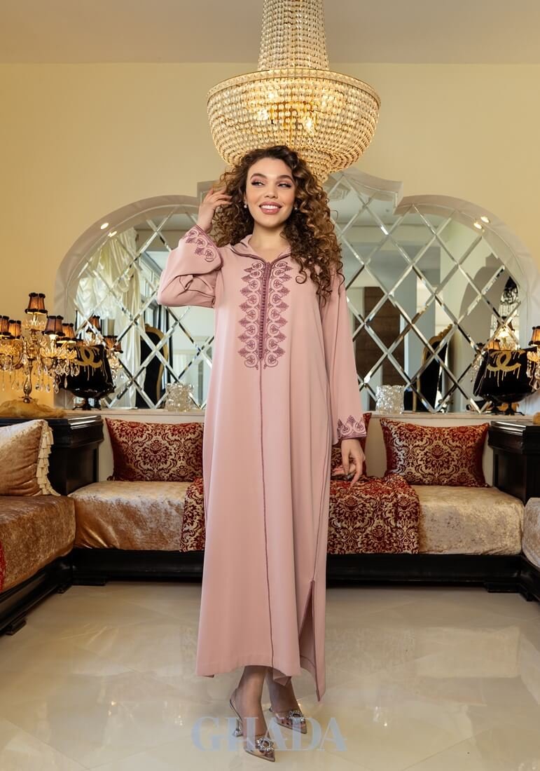 Djellaba En Broderie - Façon Maalem - Image 1 of 4