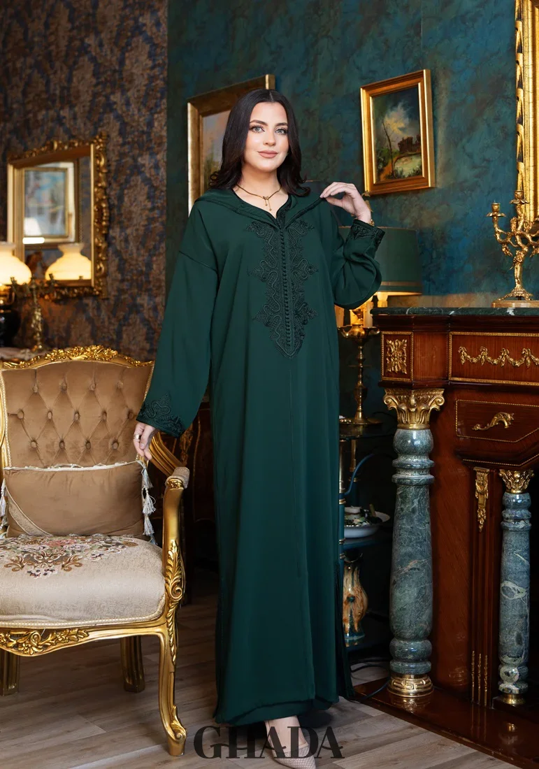Djellaba Traditionnelle Avec Qmiss - Image 1 of 4