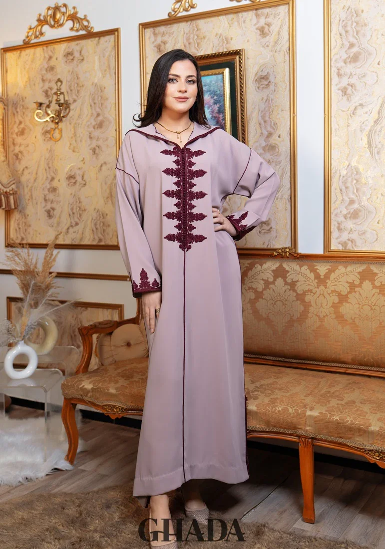 Djellaba En Broderie - Façon Maalem - Image 1 of 4