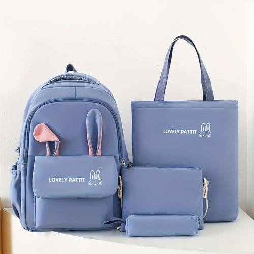 Ensemble De Sacs À Dos De Grande Capacité, Comprenant Un Sac À Dos, Un Sac À Main, Une Pochette Et Un Portefeuille - Image 1 of 1