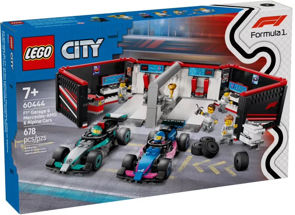 Garage De F1 Et Voitures Mercedes-amg Et Alpine - Image 1 of 1