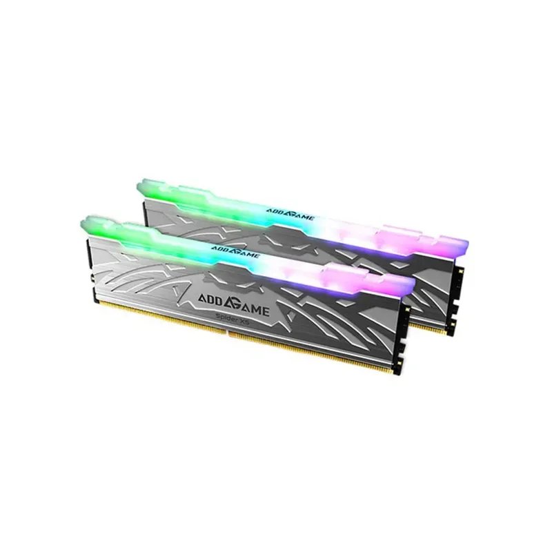 Addlink Addgame Spider X5 Rgb 32gb (2x16gb) Ddr5 5600mhz Cl40 Mémoire Avec Heatsink - Silver | Ag16gb56c40x5usx2 - Image 1 of 3