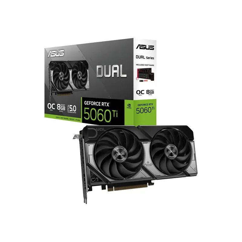 Carte Graphique Dual Geforce Rtx 5060 Ti 8gb Oc Edition - Image 1 of 4
