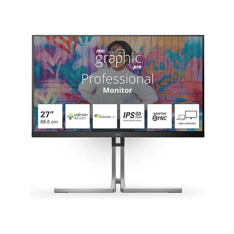 Aoc Q27u3cv 27 Ips 75hz 2.5k - Image 1 of 4