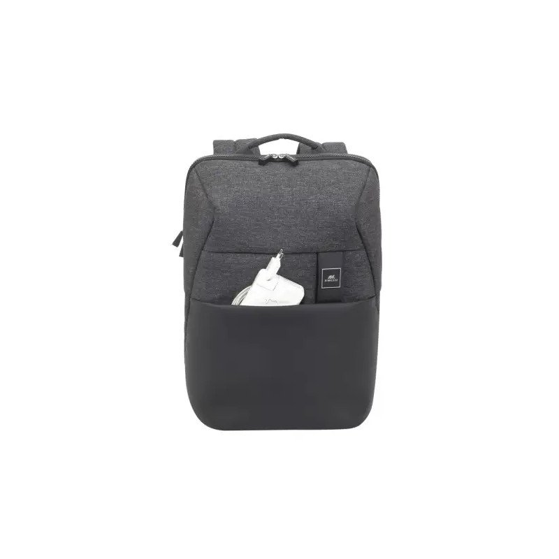 Sac À Dos Rivacase Lantau 8861 Noir Mélange Pour Ordinateurs Portables 15,6 - Image 1 of 4