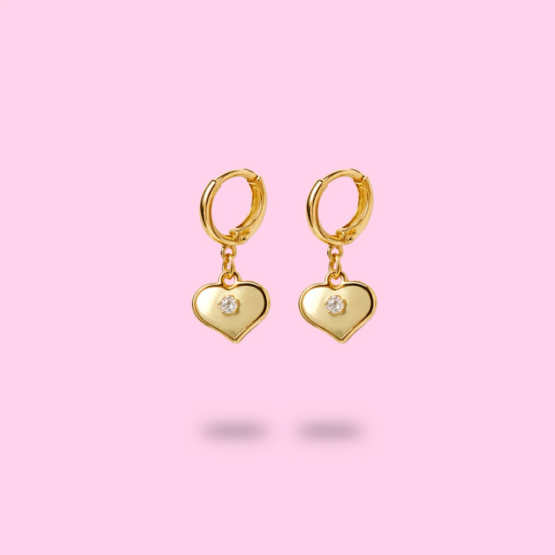 Boucles Hoops Coeurs - Image 1 of 1
