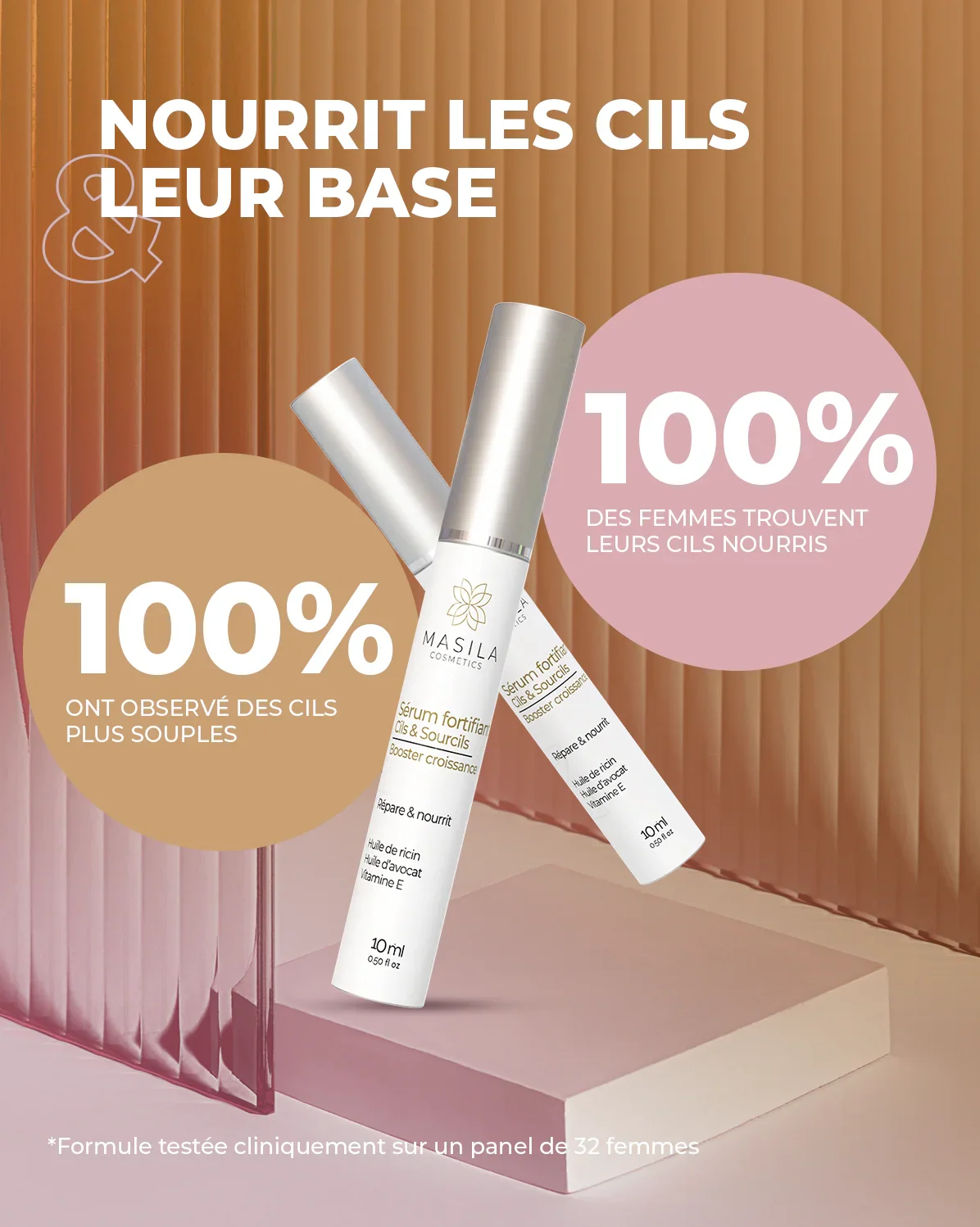 Booster Cils & Sourcils – Sérum Repousse & Densité Naturelle - Image 1 of 4