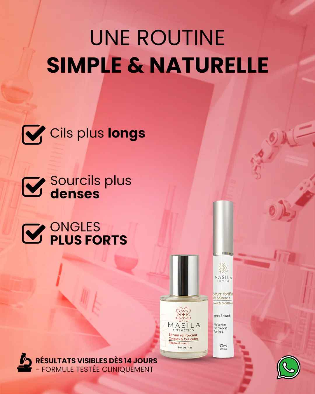 Coffret Boosters Masila – Cils & Sourcils + Ongles & Cuticules - Image 1 of 4