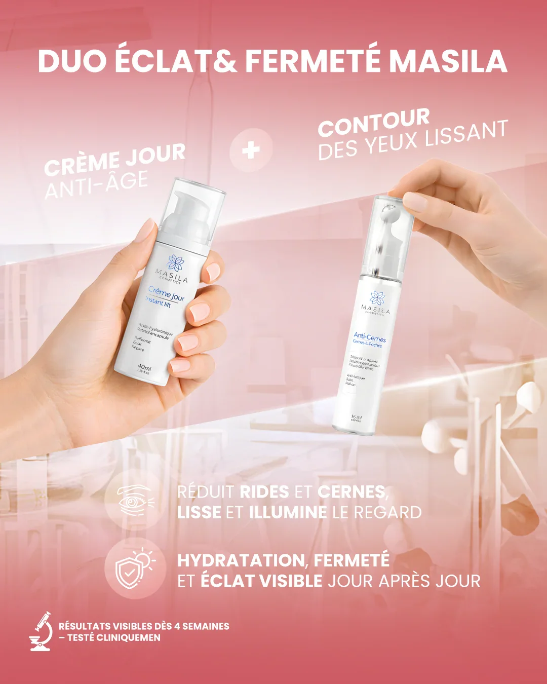 Coffret Anti Age Complet - Crème Jour & Contour Des Yeux & Écran - Image 1 of 4