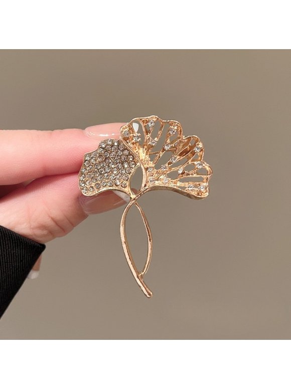 Broche Coréenne - Feuille De Ginkgo - Image 1 of 1
