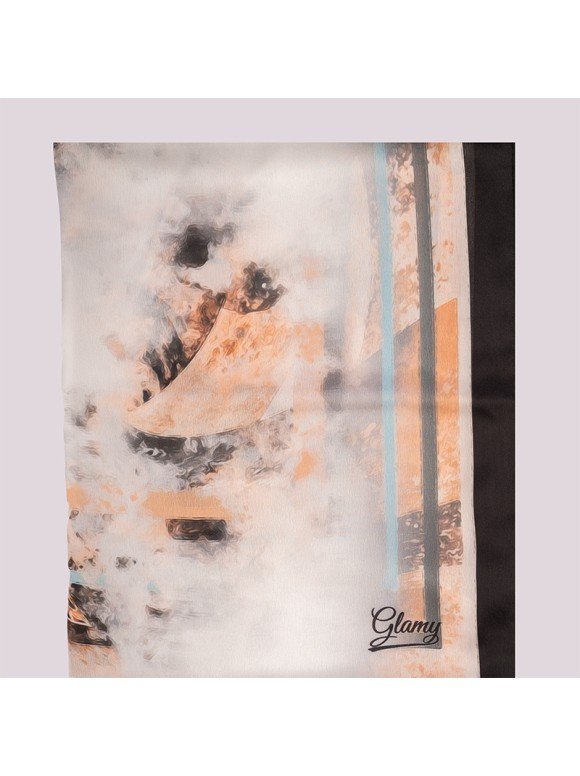 Foulard Satiné Impression Numérique - Image 1 of 2