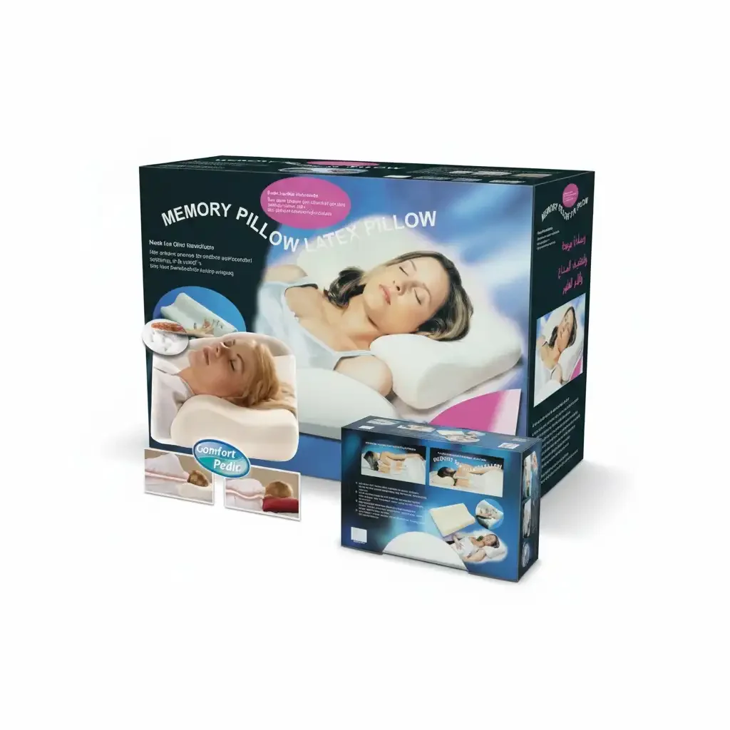 Oreiller - Médical - Qualité Supérieure - Ergonomique - Soutien Cervical - Confort Medium - Image 1 of 2