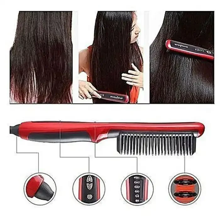 Straightener Brosse Lissante Chauffante Électrique Original - Image 1 of 4