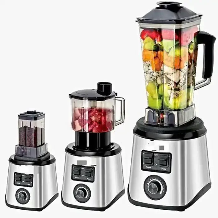 Bol Mixeur Blender - Heavy Duty - 3 En 1 - 9500 W - Pichet 2,5 L - 15 Vitesses - Image 1 of 1