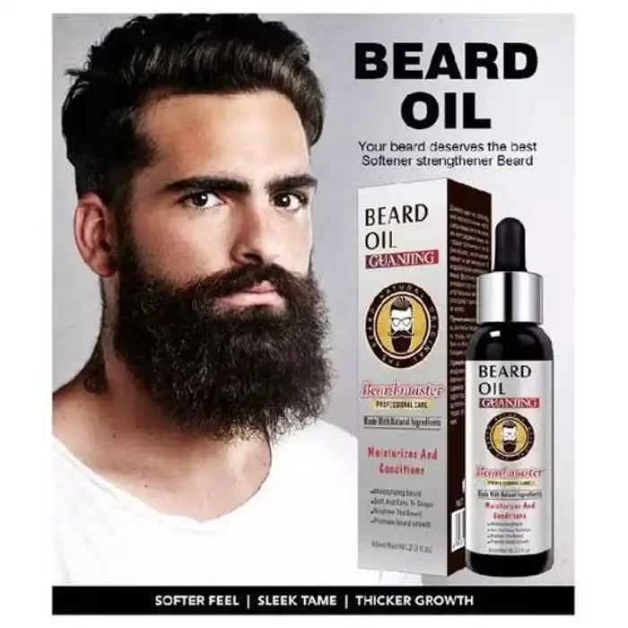 Beard Oil Huile De Croissance De Barbe Essentielle Organique Naturelle Pour Les Hommes - Image 1 of 1