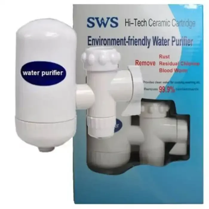 Filtre Purificateur D'eau - Robinet - Installation Facile - 10000 Litres - Blanc - Image 1 of 4