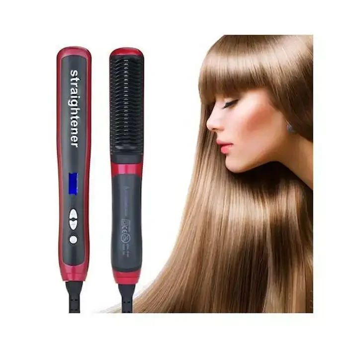 Brosse À Cheveux Lissante - Straightenrer - Hqt 908a - Céramique - Ionique - Anti-échaudage - Image 1 of 3