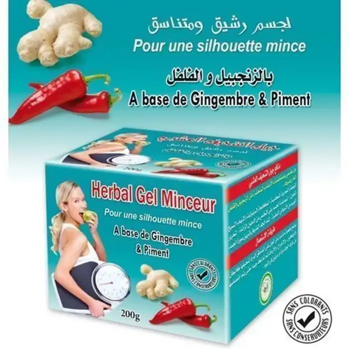 Gel Minceur - Extraits De Gingembre - Extraits De Piment Rouge - Anti-cellulite - Image 1 of 1
