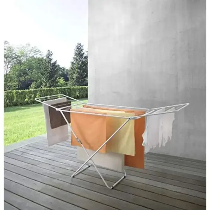 Étendoir À Linge - Robuste - Antirouille - Pliable - Ailes - Tubes Xl - Image 1 of 4