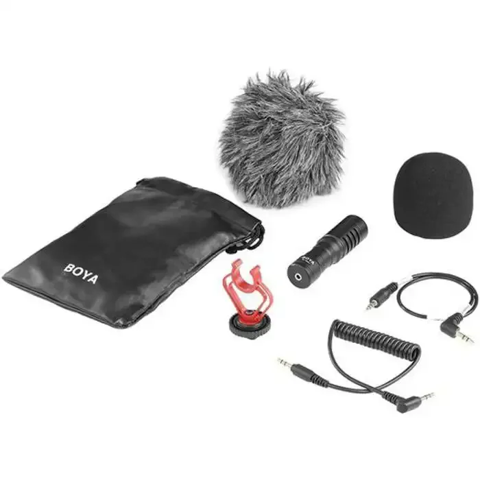 Microphone Vidéo Boya - By-mm1 - Cardioïde - Compatible Smartphones Et Caméras - Léger Et Compact - Image 1 of 3
