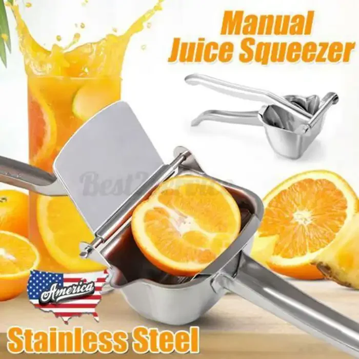 Presse-agrumes Manuel En Alliage D’aluminium Orange Citron Professionnel - Image 1 of 4