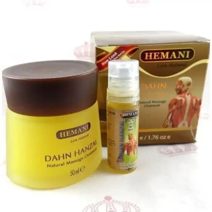 Crème De Massage - Dahn Hanzal - 100% Naturel - 50ml + Roll On 10ml - Relaxante - Image 1 of 2