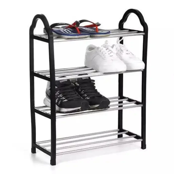 Armoire De Rangement - Porte-chaussures - Multicouche - Gain De Place - 4 Niveaux - Image 1 of 2