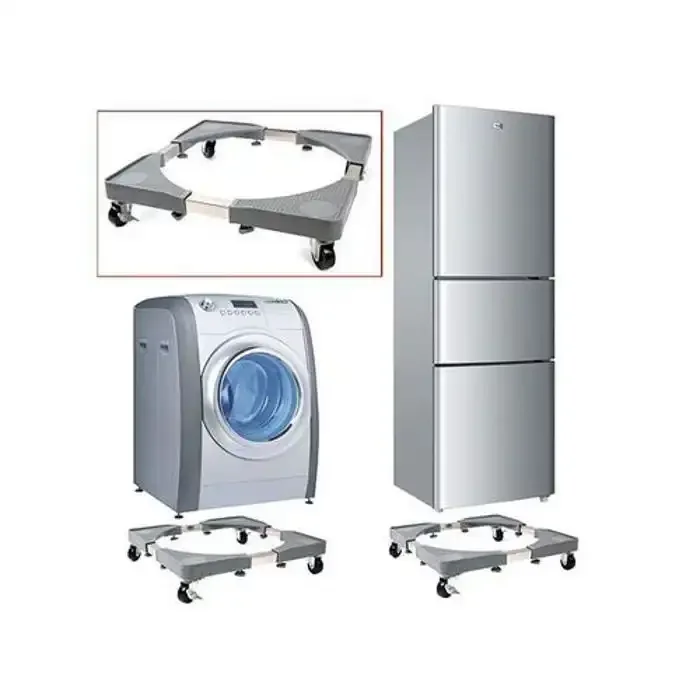 Support Roulant Extensible - Aluminium - Réglable De 41 À 72 Cm - Charge Jusquà 120 Kg - 4 Freins - Image 1 of 4