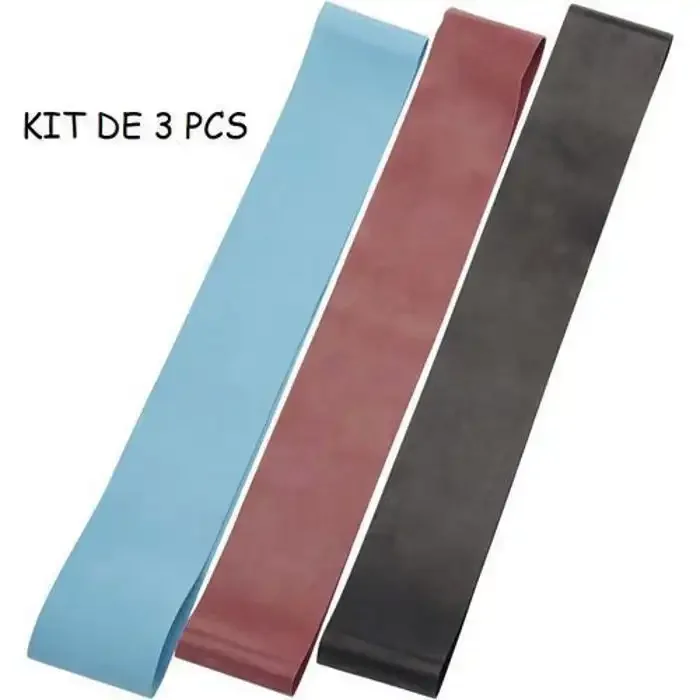 Bandes Élastiques - Non Spécifié - Kit De 3 Pièces - Résistance Variable - Fitness - Yoga - Image 1 of 4