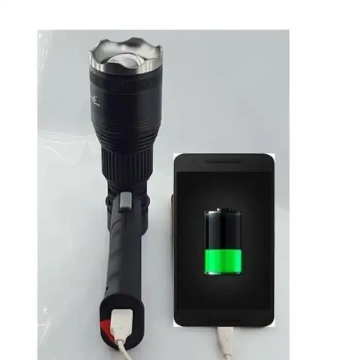 Pistolet À Lampe - Pislole Lights - Modèle Puissant - 2 Km - Batterie Rechargeable - Chargeur Usb - Image 1 of 4