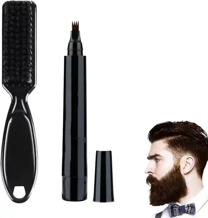 Black Master 4 Tips Beard Filler Pen Kit Beard - Image 1 of 2