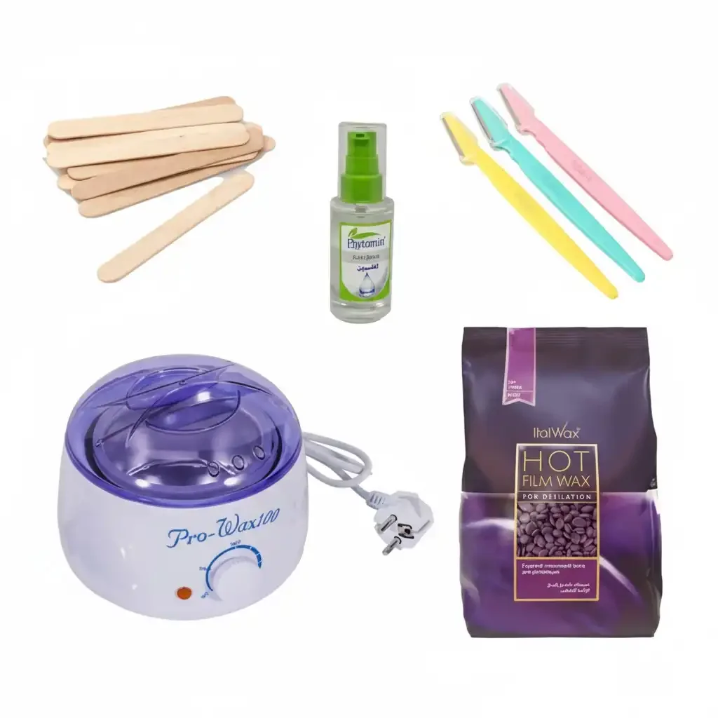 Chauffe-cire Professionnel - Pro Wax Machine - Non Gras - Inclus 1kg Cire - 20 Spatules Bois - Image 1 of 2