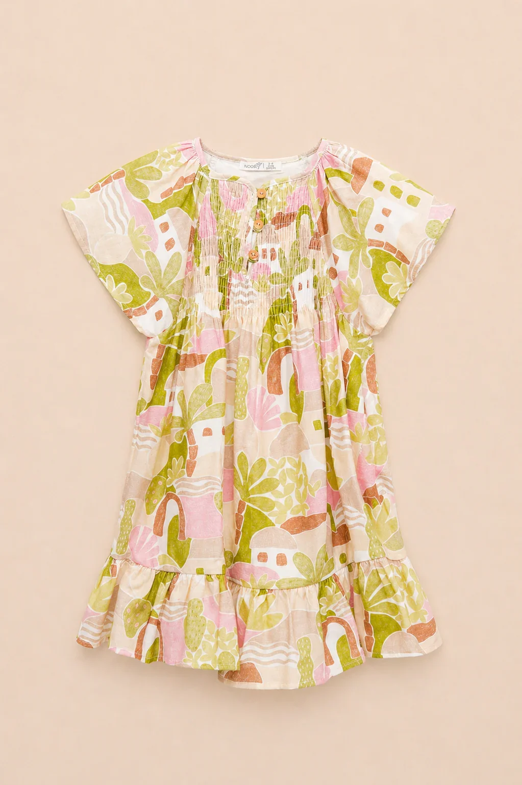Robe Fille Imprimée – Esprit Artistique & Élégance Estivale - Image 1 of 4
