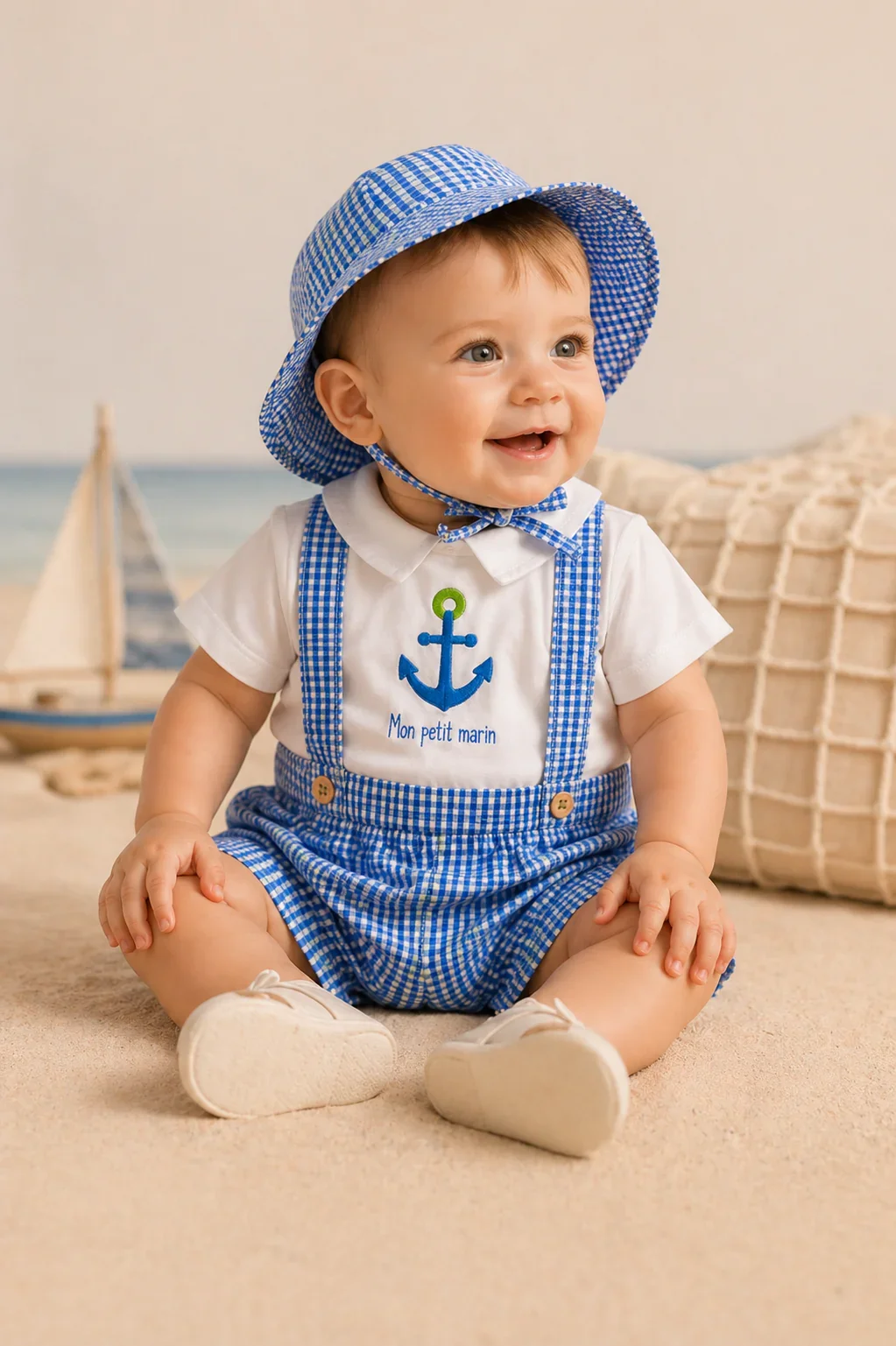 Ensemble Bébé Garçon – Élégance Estivale & Esprit Bord De Mer - Image 1 of 3