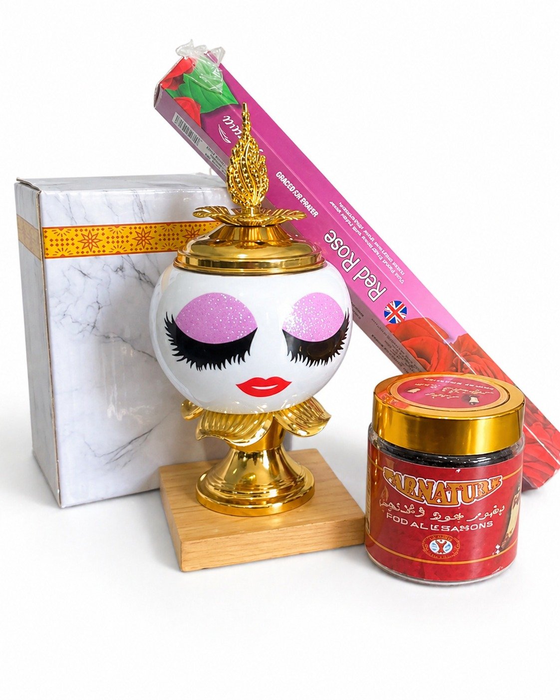 Coffret Élégance Rouge – Luxe & Douceur - Image 1 of 1