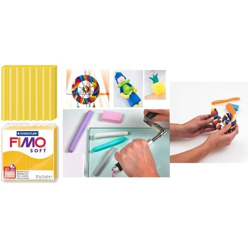 Pâte À Modeler Fimo Soft Jaune Tournesol – Cuisson Au Four, Modelage Artistique - Image 1 of 1