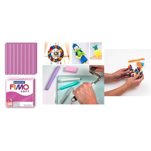 Pâte À Modeler Fimo Soft Framboise 57 G – Cuisson Au Four, Modelage Artistique - Image 1 of 1