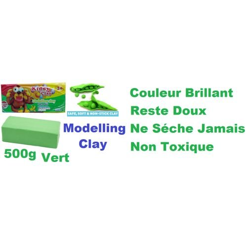 Pâte À Modeler Verte, Couleur Vive, Non Toxique - Image 1 of 1
