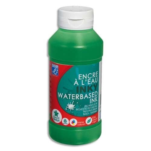 Lefranc & Bourgeois Flacon Dencre Dessin Vert Brillant 250ml,multi-surface,tout Techniques,diluable - Image 1 of 1